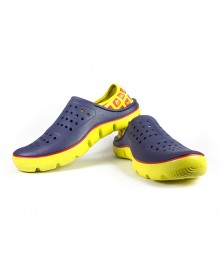Vostro Men Crocs Sandals & Floaters Bob Blue Yellow VES0002
